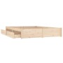 Estructura de cama con cajones 140x190 cm de vidaXL, Camas y somieres - Ref: Foro24-3103503, Precio: 200,58 €, Descuento: %