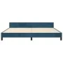Estructura cama con cabecero terciopelo azul oscuro 200x200 cm de vidaXL, Camas y somieres - Ref: Foro24-347595, Precio: 135,...