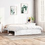 Estructura de cama madera maciza blanco Super King 180x200 cm de vidaXL, Camas y somieres - Ref: Foro24-815060, Precio: 160,3...