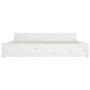 Estructura de cama madera maciza blanco Super King 180x200 cm de vidaXL, Camas y somieres - Ref: Foro24-815060, Precio: 160,3...