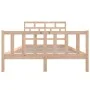 Solid pine wood bed frame 120x200 cm by vidaXL, Beds and slatted bases - Ref: Foro24-3101343, Price: 122,77 €, Discount: %