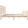 Solid pine wood bed frame 120x200 cm by vidaXL, Beds and slatted bases - Ref: Foro24-3101343, Price: 122,77 €, Discount: %