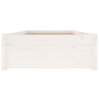 Estructura de cama individual con cajones blanco 90x190 cm de vidaXL, Camas y somieres - Ref: Foro24-3103459, Precio: 200,78 ...