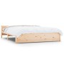 Estructura de cama madera maciza 150x200 cm de vidaXL, Camas y somieres - Ref: Foro24-815049, Precio: 124,88 €, Descuento: %