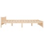 Estructura de cama madera maciza 150x200 cm de vidaXL, Camas y somieres - Ref: Foro24-815049, Precio: 124,88 €, Descuento: %