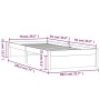 Estructura de cama madera maciza individual negra 75x190 cm de vidaXL, Camas y somieres - Ref: Foro24-814913, Precio: 102,26 ...