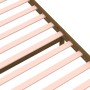 Estructura de cama madera maciza marrón miel 90x190 cm de vidaXL, Camas y somieres - Ref: Foro24-814917, Precio: 110,11 €, De...