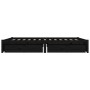 Estructura de cama con cajones negro 140x190 cm de vidaXL, Camas y somieres - Ref: Foro24-3103507, Precio: 260,38 €, Descuent...