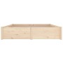 Estructura de cama con cajones 140x200 cm de vidaXL, Camas y somieres - Ref: Foro24-3103513, Precio: 213,43 €, Descuento: %