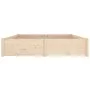 Estructura de cama con cajones 140x200 cm de vidaXL, Camas y somieres - Ref: Foro24-3103513, Precio: 210,46 €, Descuento: %