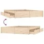 Bed frame with drawers 140x200 cm by vidaXL, Beds and slatted bases - Ref: Foro24-3103513, Price: 210,46 €, Discount: %