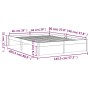 Estructura de cama madera maciza marrón miel 140x200 cm de vidaXL, Camas y somieres - Ref: Foro24-814952, Precio: 149,65 €, D...