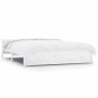 Estructura de cama madera maciza blanca King Size 150x200 cm de vidaXL, Camas y somieres - Ref: Foro24-815050, Precio: 144,84...
