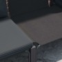 Conjunto de sofás de jardín con cojín 6 pcs Negro Acero en Conjuntos de jardín | Comprar online en Foru.es