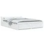 White bed frame with drawers 140x200 cm by vidaXL, Beds and slatted bases - Ref: Foro24-3103560, Price: 261,77 €, Discount: %