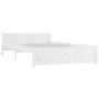 White bed frame with drawers 140x200 cm by vidaXL, Beds and slatted bases - Ref: Foro24-3103560, Price: 261,77 €, Discount: %