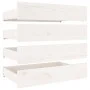 White bed frame with drawers 140x200 cm by vidaXL, Beds and slatted bases - Ref: Foro24-3103560, Price: 261,77 €, Discount: %