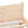 Estructura de cama madera maciza 140x200 cm de vidaXL, Camas y somieres - Ref: Foro24-815044, Precio: 121,65 €, Descuento: %