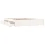 Estructura de cama con cajones blanco 140x190 cm de vidaXL, Camas y somieres - Ref: Foro24-3103504, Precio: 222,68 €, Descuen...