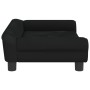 Sofá para niños de terciopelo negro 70x45x26 cm de vidaXL, Mobiliario para bebés y niños pequeños - Ref: Foro24-3196404, Prec...