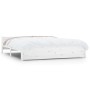 Estructura de cama de madera maciza blanco 160x200 cm de vidaXL, Camas y somieres - Ref: Foro24-815055, Precio: 150,83 €, Des...