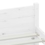 Estructura de cama de madera maciza blanco 160x200 cm de vidaXL, Camas y somieres - Ref: Foro24-815055, Precio: 150,83 €, Des...