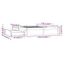 Estructura de cama con cajones negro 120x190 cm de vidaXL, Camas y somieres - Ref: Foro24-3103497, Precio: 249,79 €, Descuent...