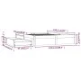 Estructura de cama con cajones negro 120x190 cm de vidaXL, Camas y somieres - Ref: Foro24-3103497, Precio: 246,89 €, Descuent...