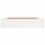 Estructura de cama con cajones doble blanco 135x190 cm de vidaXL, Camas y somieres - Ref: Foro24-3103499, Precio: 222,41 €, D...