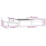 Estructura de cama con cajones doble blanco 135x190 cm de vidaXL, Camas y somieres - Ref: Foro24-3103499, Precio: 222,41 €, D...
