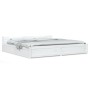 Estructura de cama con cajones blanco 200x200 cm de vidaXL, Camas y somieres - Ref: Foro24-3103580, Precio: 321,64 €, Descuen...