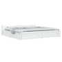 Estructura de cama con cajones blanco 200x200 cm de vidaXL, Camas y somieres - Ref: Foro24-3103580, Precio: 321,64 €, Descuen...