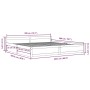 Estructura de cama con cajones blanco 200x200 cm de vidaXL, Camas y somieres - Ref: Foro24-3103580, Precio: 321,64 €, Descuen...