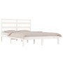 Estructura de cama madera maciza de pino blanco 120x200 cm de vidaXL, Camas y somieres - Ref: Foro24-3103644, Precio: 115,42 ...
