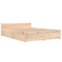 Estructura de cama con cajones 140x200 cm de vidaXL, Camas y somieres - Ref: Foro24-3103554, Precio: 208,68 €, Descuento: %