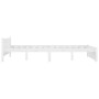 Estructura de cama madera maciza blanca 140x200 cm de vidaXL, Camas y somieres - Ref: Foro24-815045, Precio: 142,43 €, Descue...