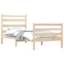 Estructura de cama de madera maciza de pino 90x200 cm de vidaXL, Camas y somieres - Ref: Foro24-3103698, Precio: 89,52 €, Des...