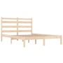 Estructura de cama madera maciza de pino 120x190 cm de vidaXL, Camas y somieres - Ref: Foro24-3103618, Precio: 110,56 €, Desc...