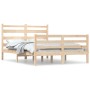 Estructura de cama de madera maciza de pino 160x200 cm de vidaXL, Camas y somieres - Ref: Foro24-3103723, Precio: 134,23 €, D...