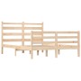 Estructura de cama de madera maciza de pino 160x200 cm de vidaXL, Camas y somieres - Ref: Foro24-3103723, Precio: 134,23 €, D...