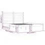 Solid pine wood bed frame 120x200 cm by vidaXL, Beds and slatted bases - Ref: Foro24-3103643, Price: 105,74 €, Discount: %