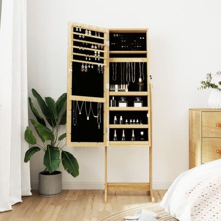 Espejo con joyero de pie 42x38x152 cm de vidaXL, Espejos - Ref: Foro24-353258, Precio: 127,38 €, Descuento: %