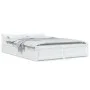 Estructura de cama con cajones blanco 120x200 cm de vidaXL, Camas y somieres - Ref: Foro24-3103555, Precio: 257,92 €, Descuen...