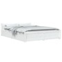 Estructura de cama con cajones blanco 120x200 cm de vidaXL, Camas y somieres - Ref: Foro24-3103555, Precio: 261,61 €, Descuen...