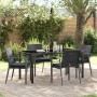 Conjunto de Comedor de Jardín 5 pcs Negro y Gris en Sillas de jardín | Comprar online en Foru.es