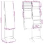 Espejo con joyero de pie 42x38x152 cm de vidaXL, Espejos - Ref: Foro24-353258, Precio: 127,38 €, Descuento: %