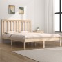 Estructura de cama madera maciza de pino 120x200 cm de vidaXL, Camas y somieres - Ref: Foro24-3103838, Precio: 111,42 €, Desc...