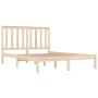 Estructura de cama madera maciza de pino 120x200 cm de vidaXL, Camas y somieres - Ref: Foro24-3103838, Precio: 111,42 €, Desc...