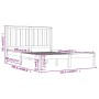 Estructura de cama madera maciza de pino 120x200 cm de vidaXL, Camas y somieres - Ref: Foro24-3103838, Precio: 111,42 €, Desc...