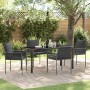 Conjunto de Comedor de Jardín 5 pcs Negro y Gris en Sillas de jardín | Comprar online en Foru.es
